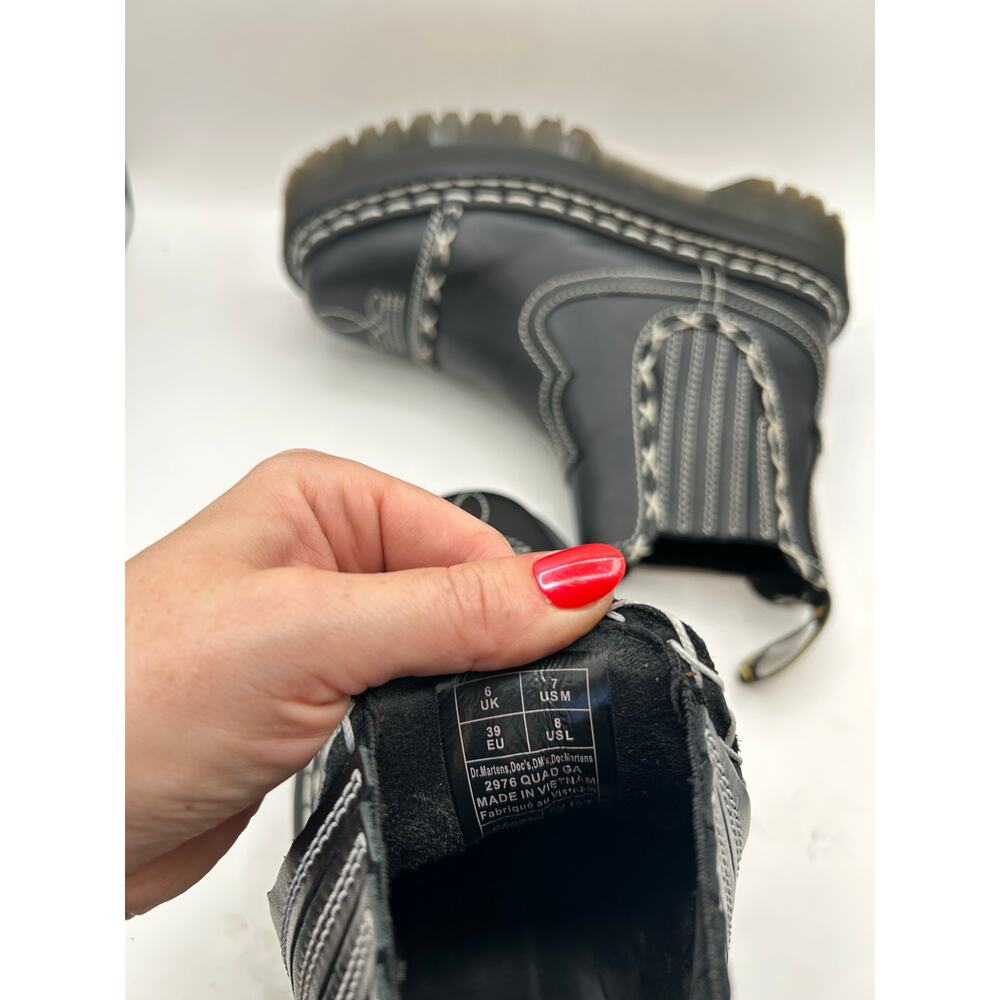 NEW DR Martens 2976 GOTHIC AMERICANA PLATFORM CHELSEA Limited Edition Quad SZ8 - Picture 8 of 10
